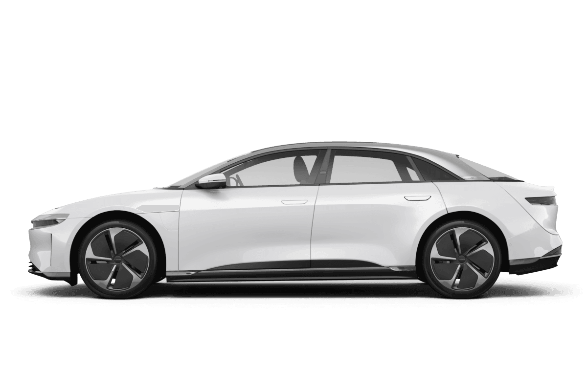 Lucid Air  - Side view Lucid Air  - Side view
